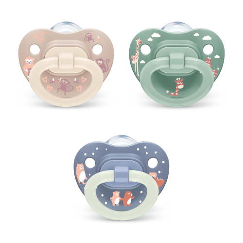 NUK First Choice Classic Pacifier Value Pack, 18-36 months, 3 pack