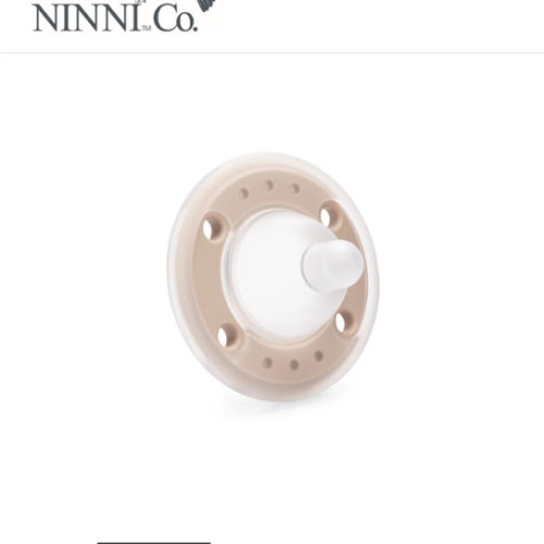 Ninni Pacifier- Oatmeal 1 Pack Breastlike Pacifier – Ninni Co