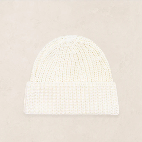 Knit Beanie - Ivory