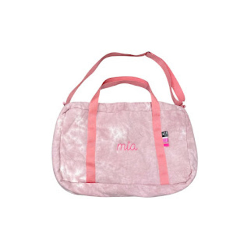 Pink Space Panda duffle bag