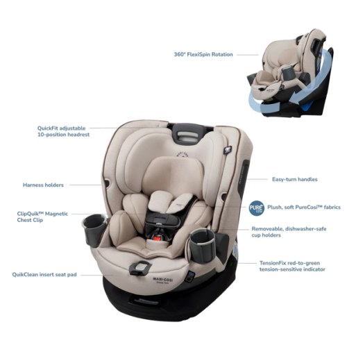 Emme 360™ Rotating All-in-One Convertible Car Seat