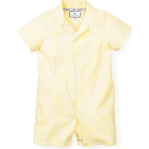 Gingham One-Piece Short Pajamas