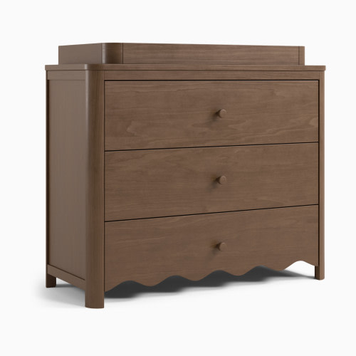 Storkcraft Casablanca 3 Drawer Chest with Removable Changing Table Topper - Hazelnut