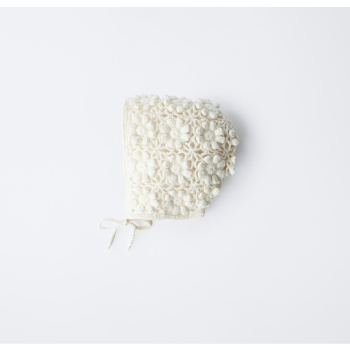 CROCHET KNIT BONNET - Ecru | ZARA United States