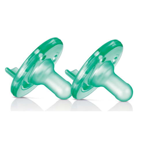 Philips Avent Soothie Pacifier,  0-3 Months, Green, 2 Pack, SCF190/01