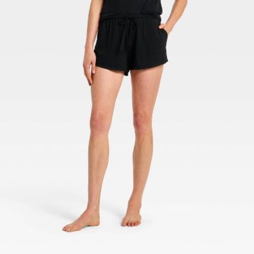 Women's Jersey Pajama Shorts - Auden™ Black L