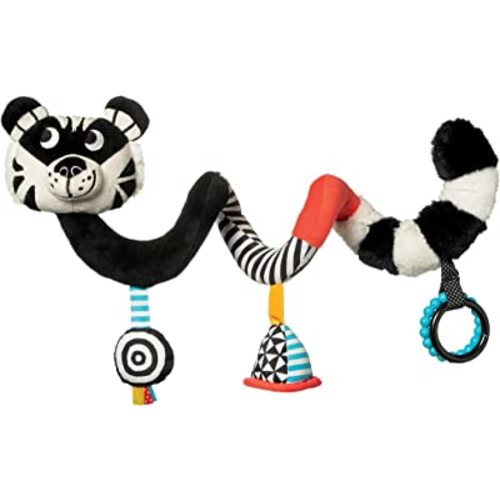 Tiger Spiral Crib and Travel Toy - Rattle, Discovery Mirror, and Teethers