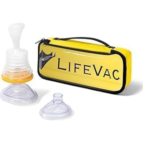 LifeVac Travel Kit (Canadian Version) - Choking Rescue Device, Portable Suction Rescue Device First Aid Kit for Kids and Adults, Portable Airway Suction Device | Anti Choking Device for Children and Adults