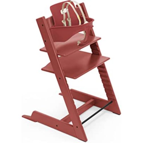 Tripp Trapp High Chair from Stokke, Warm Red - Adjustable