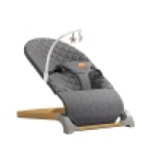 Greenwalnut Ergonomic Quilted Baby Bouncer & Rocker with Removable Toy Bar, Adjustable Safety Harness , Baby Bouncinette