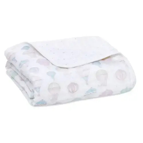 Above The Clouds Organic Baby Blanket | aden + anais
