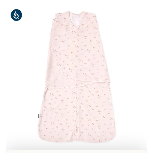 Pink Floral Cotton Swaddle Newborn | HALO