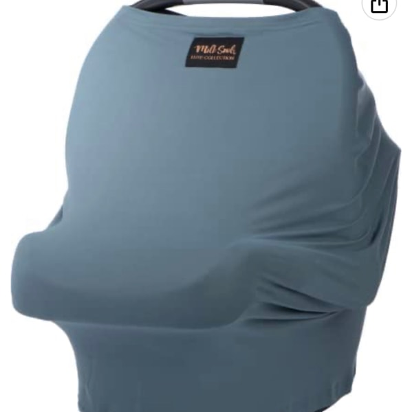 MILK SNOB Luxe Car Seat Cover, Jade
