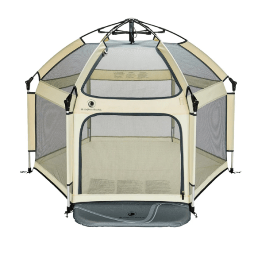 Pop 'N Go™ Beach Playpen + Playmat Pack — (Color: Warm Ivory)