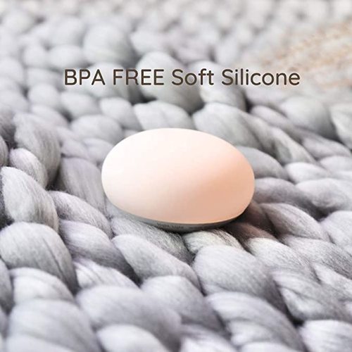 EASZZZ Baby Night Light, Nursery Night Lamp for Breastfeeding, Soft BPA Free Silicone Touch Night Lamp, Eye Caring, Easy Flip Design, Stepless Dimming, 1-Pack
