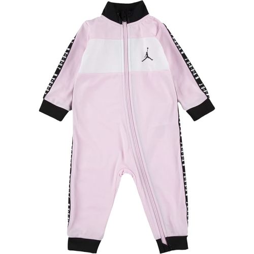 Jordan Baby Girls Full Zip Tricot Coverall (P(55B185-A9Y)/B, 12 Months)
