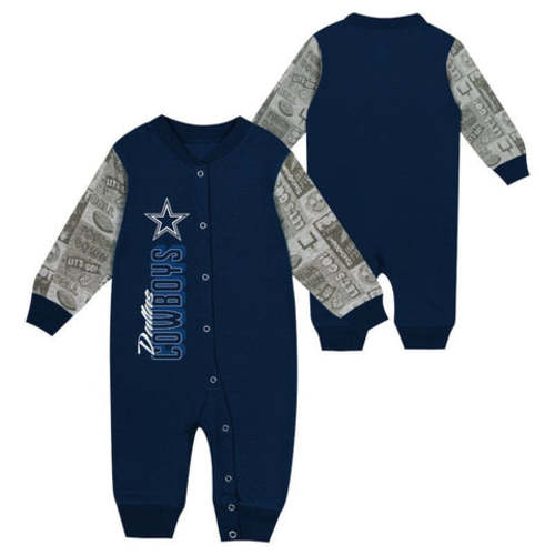 Baby Dallas Cowboys Long Sleeve Coverall