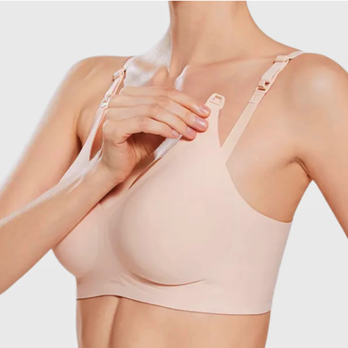 BLISS — Second-Skin, Silky Nursing Bra | Nude | Medium