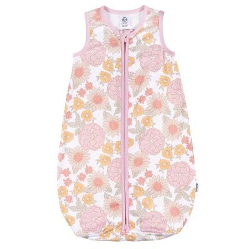 Gerber Baby Retro Floral Sleepbag Wearable Blanket, 0-6 Months