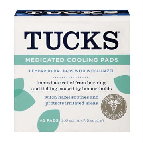 Tucks Medicated Cooling Pads Hemorrhoidal Pads with Witch Hazel 40 Count HSA/FSA Eligible