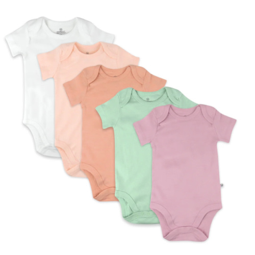 5-Pack Organic Cotton Short Sleeve Bodysuits | Honest Baby Clothing