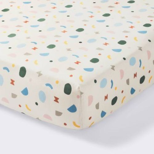 Cotton Fitted Crib Sheet - Geo - Cloud Island™