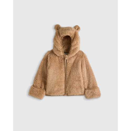 Recycled Sherpa Fleece Bear Jacket - Baby