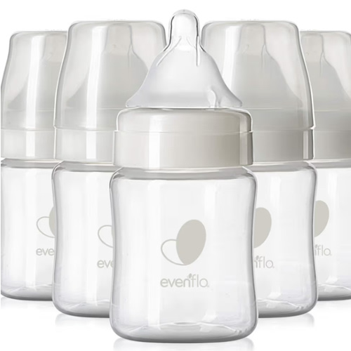 Evenflo Feeding Premium Proflo Venting Balance Plus Wide Neck Baby, Newborn and Infant Bottles - Developed by Pediatric Feeding Specialists - 5 Ounce (Pack of 6)
