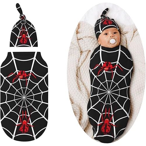 Spider Swaddle Blankets Newborn Receiving Blanket Baby Swaddle Wrap Soft Sleeping Sack for Baby Girls Boys