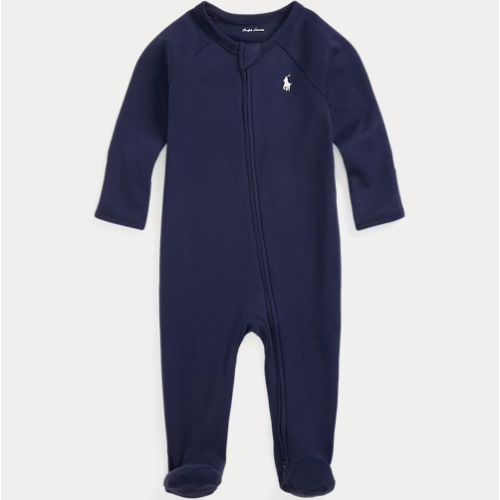 Cotton Interlock Footed Coverall