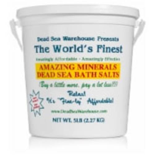 Dead Sea Warehouse Amazing Minerals Bath Salts, 5 lb