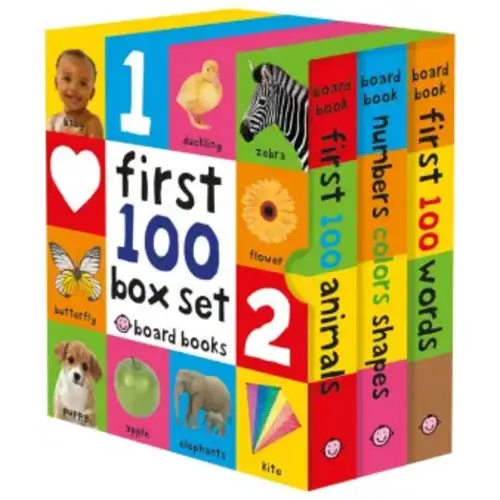 First 100 Board Book Box Set (3 books) by Roger Priddy, Hardcover | Barnes & Noble®