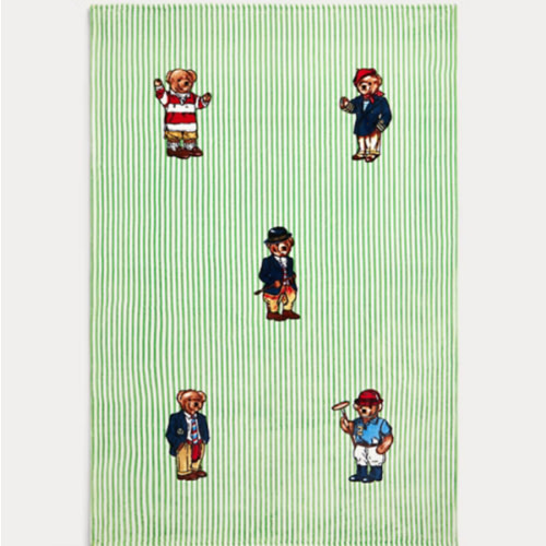 Teddy Bear Stripe Throw Blanket | Ralph Lauren