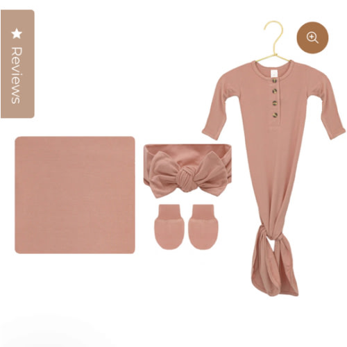 Blakely Newborn Headband Bundle (Gown)