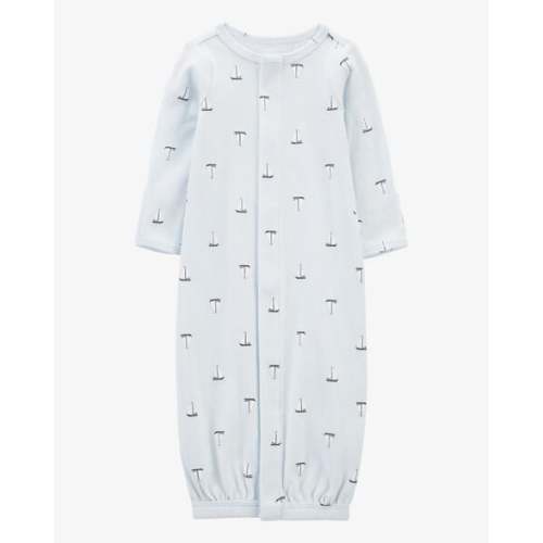 Size: Newborn Baby Boy Preemie Sailboat Sleeper Gown | Carter's