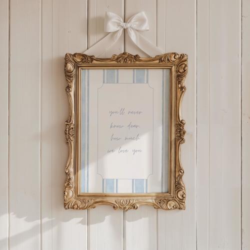 Nursery Rhyme Decor, Baby Boy Blue Nursery Wall Art