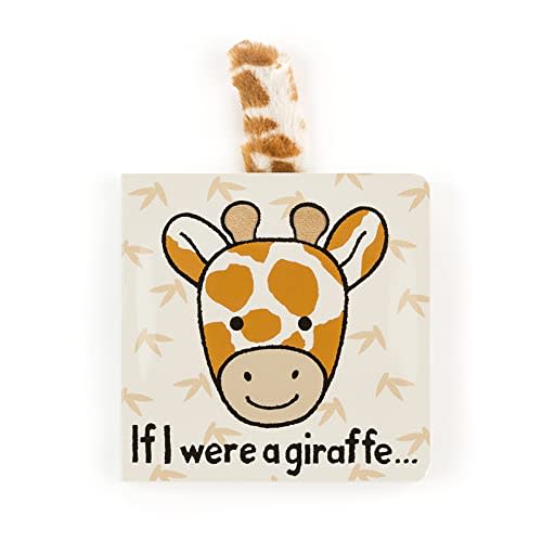 Jellycat If I were a Giraffe: A Touch and Feel Board Book Children's Book - Baby Gift