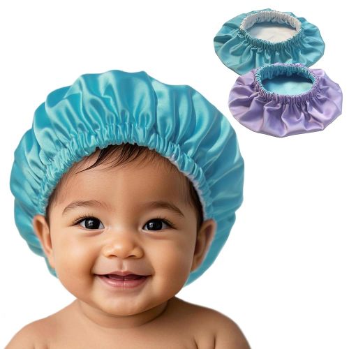 AKISS Baby Infant Newborn Toddler Satin Silk Hair Bonnet Cap for Sleeping 0-3 0-6 3-6 6-12 Months 1-2 1-3 Years