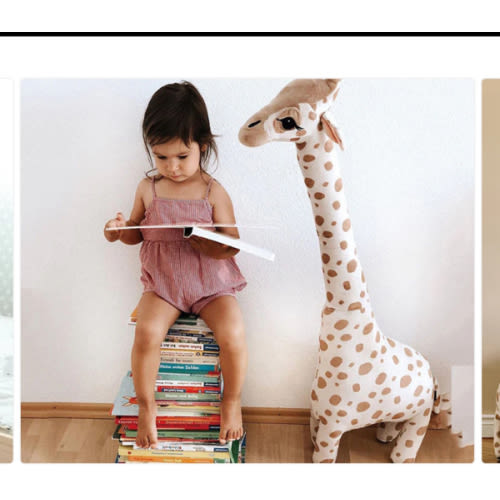 Royaleva Nordic Style Giraffe Plush - Adorable Standing Plush Toy for – Royale Basic