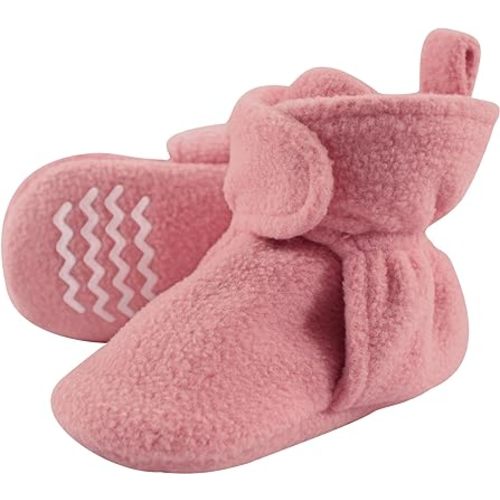 Hudson Baby Unisex-Child Cozy Fleece Booties Slipper Sock