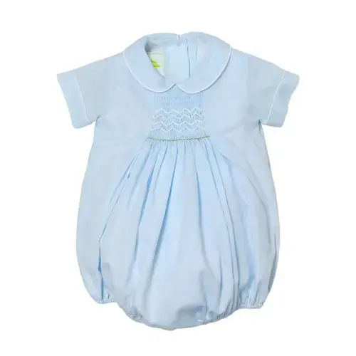 Geo Spring Silas Bubble- Light Blue Batiste