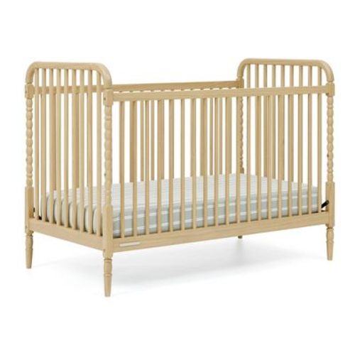 Delta Children Serena 4-in-1 Convertible Crib - Teak Brown