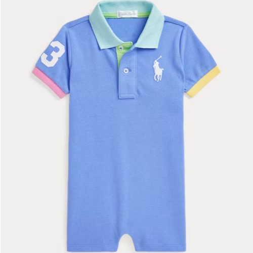 Big Pony Cotton Mesh Polo Shortall