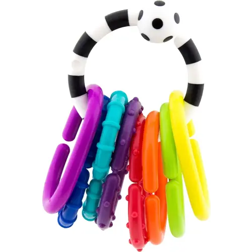 Sassy Ring O Links 9 Piece Set, Links for Stroller or Carrier Seat, 0+ Months