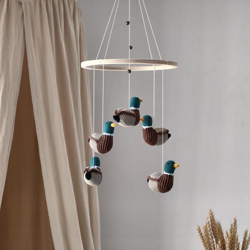 Hunting baby mobile, duck nursery mobile, baby shower decor