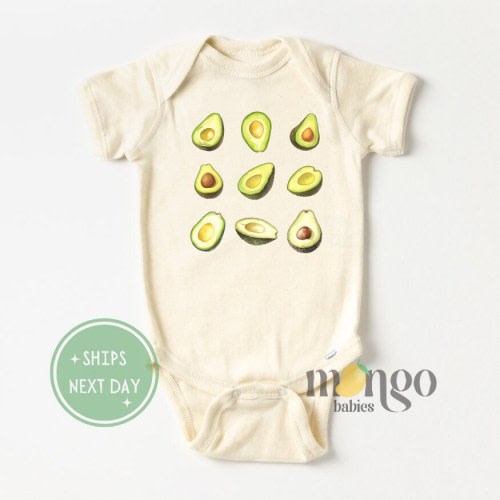 Cute Baby Onesies®Brand Cute Avocado Baby Clothes for Baby Shower Gift for Newborn Clothes Avocado Infant Clothes Avocado Shirt for Kid 2226