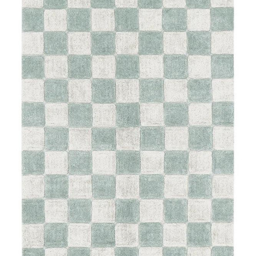 WASHABLE RUG TILES BLUE SAGE
