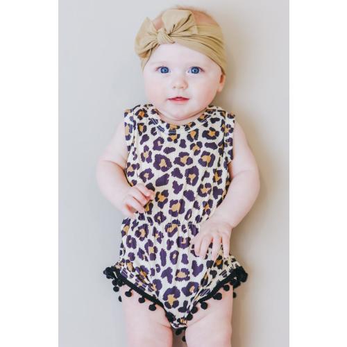 Wild One Pom Pom Romper | Mila & Rose