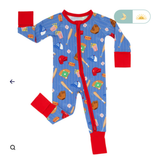 Blue All Stars Zippy - Little Sleepies