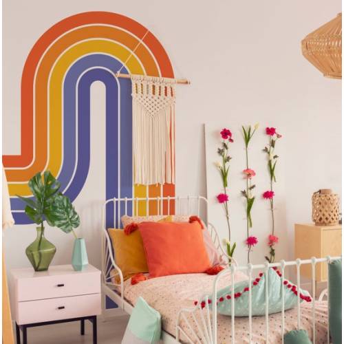 Rainbow Wall Decal Decor Baby Bedroom Decor Wall Art - Etsy